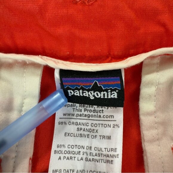 Patagonia Women's Sz 8 (30x26) US Red Stretch All-Wear Capris 55395 Style Number - Picture 5 of 12